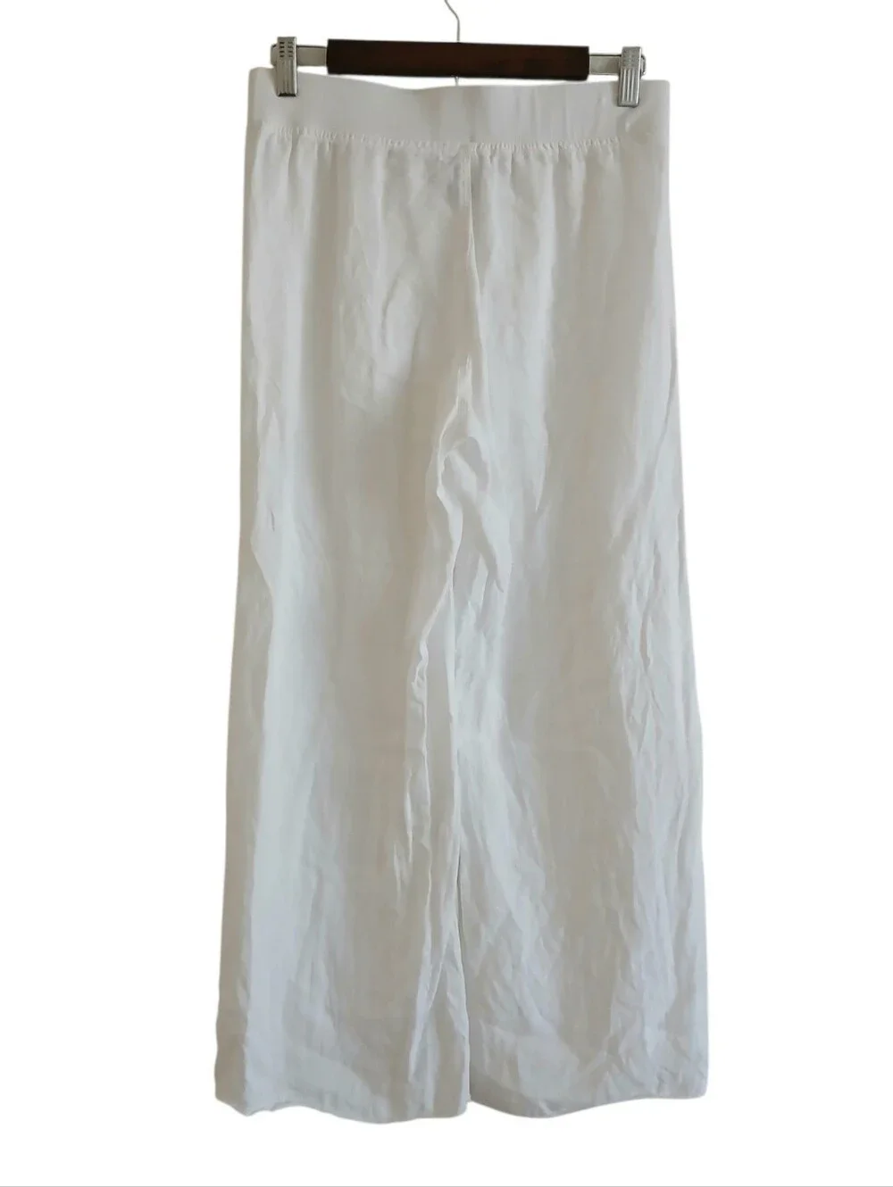 NWOT XCVI Wearables Astri 100% Linen Wide Leg Asymmetrical Pants Women's XS